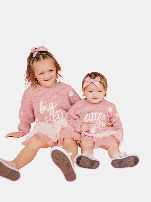 Πλεκτό πουλόβερ «Sweet Wink Little Sister»