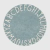 Πλενόμενο χαλί Abc Natural Vintage Blue της Lorena Canals