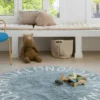 Πλενόμενο χαλί Abc Natural Vintage Blue της Lorena Canals