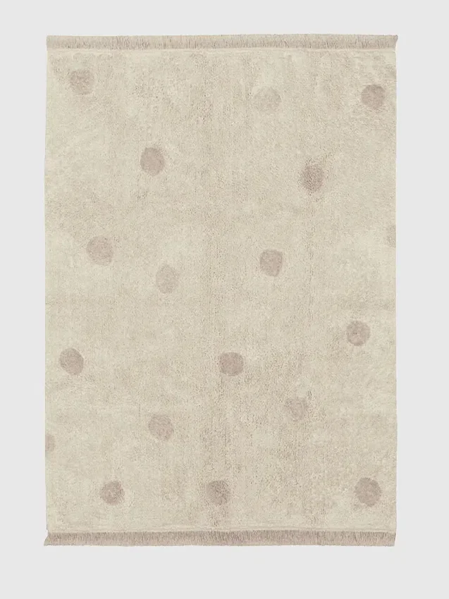 Πλενόμενο χαλί Lorena Canals Hippy Dots Vintage Nude