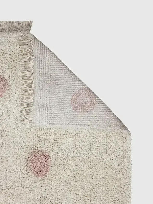 Πλενόμενο χαλί Lorena Canals Hippy Dots Vintage Nude