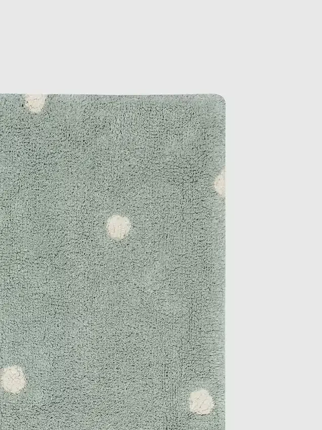 Πλενόμενο χαλί Lorena Canals Mini Dot Blue Sage