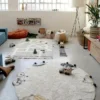 Πλενόμενο χαλί «Wheels» μεσαίου μεγέθους της Lorena Canals