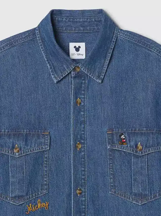 Πουκάμισο GAP × Disney σε στυλ western από τζιν
