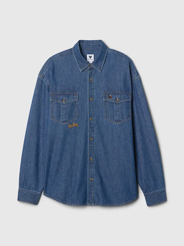 Πουκάμισο GAP × Disney σε στυλ western από τζιν