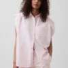 Πουκάμισο GAP × Hfr Ultrasoft Denim με φαρδιούς ώμους από τη συλλογή της Nicole Benefield