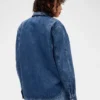 Πουκάμισο τζιν με φερμουάρ GAP × Victoria Beckham