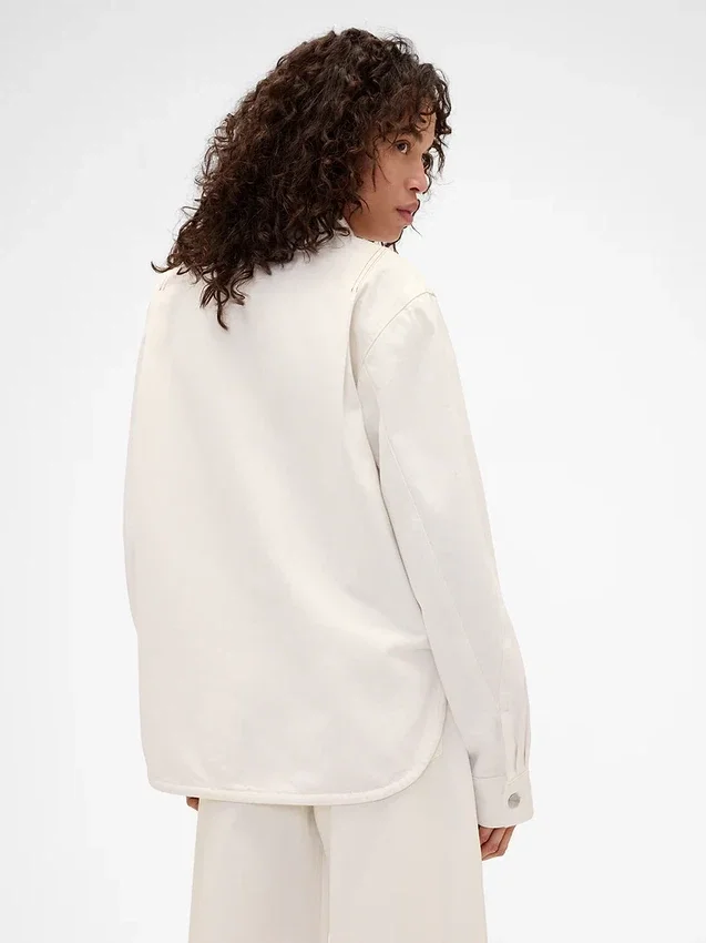 Πουκάμισο τζιν με φερμουάρ GAP × Victoria Beckham
