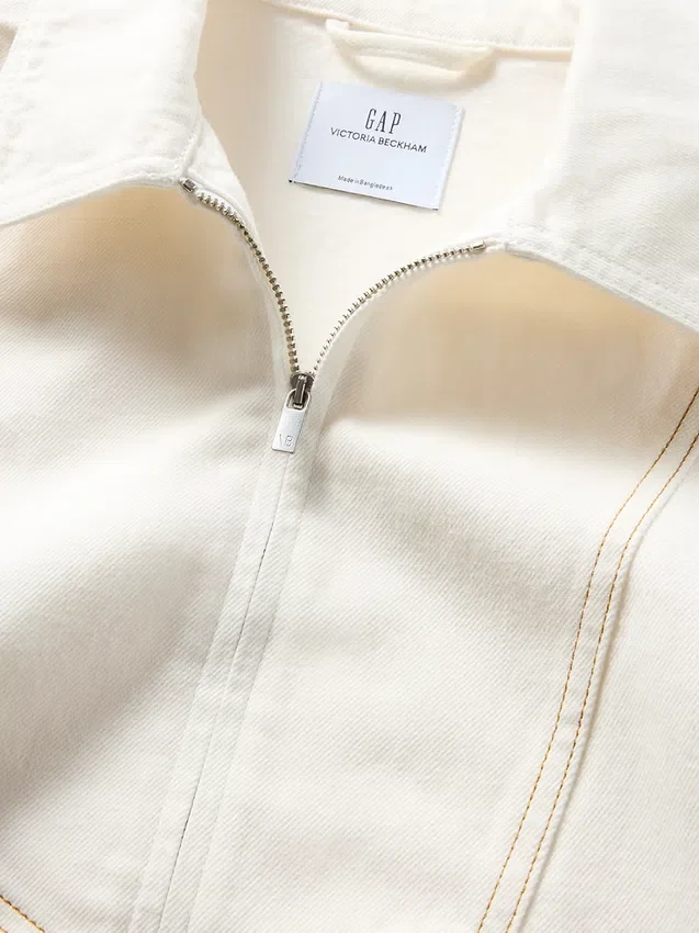 Πουκάμισο τζιν με φερμουάρ GAP × Victoria Beckham