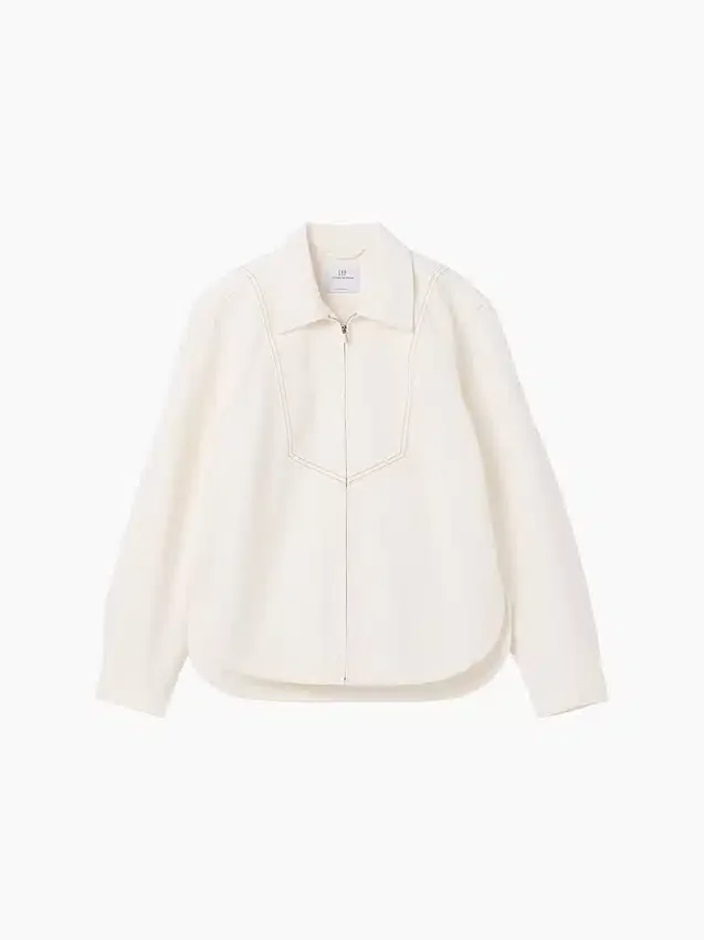 Πουκάμισο τζιν με φερμουάρ GAP × Victoria Beckham