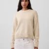 Πουλόβερ 100% βαμβάκι, oversized και κοντό