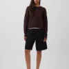 Πουλόβερ 100% βαμβάκι, oversized και κοντό