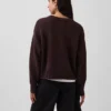 Πουλόβερ 100% βαμβάκι, oversized και κοντό
