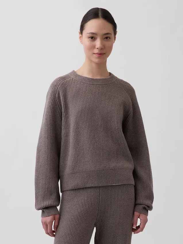 Πουλόβερ CashSoft με χαλαρή πλέξη Shaker