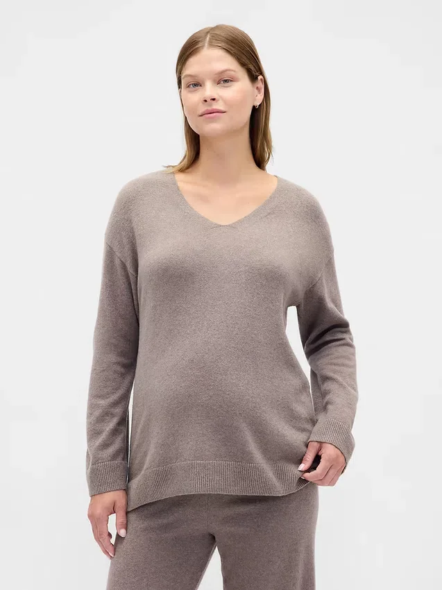 Πουλόβερ εγκυμοσύνης CashSoft με V-neck