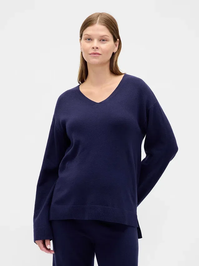 Πουλόβερ εγκυμοσύνης CashSoft με V-neck