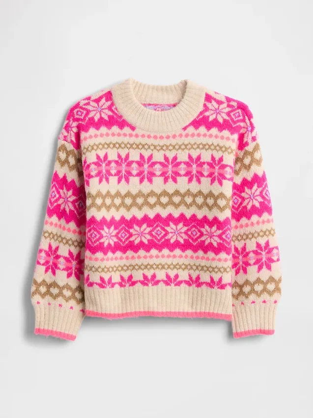 Πουλόβερ Fair Isle για βρέφη & νήπια