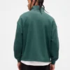 Πουλόβερ με λογότυπο, βαριάς ποιότητας, oversized, με φερμουάρ στο ένα τέταρτο