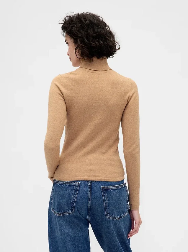 Πουλόβερ με ψηλό γιακά CashSoft Stretch
