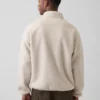 Πουλόβερ Sherpa Oversized με μισό φερμουάρ