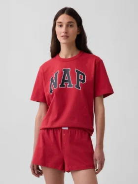 Πυτζάμα T-shirt Oversized με λογότυπο Nap