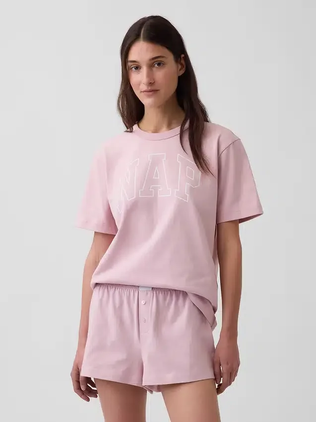 Πυτζάμα T-shirt Oversized με λογότυπο Nap