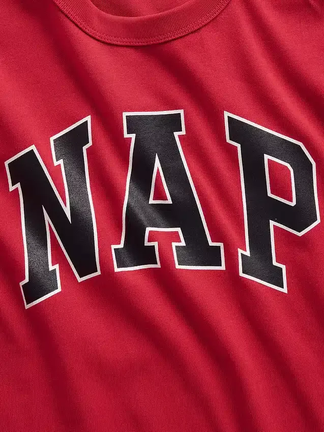 Πυτζάμα T-shirt Oversized με λογότυπο Nap