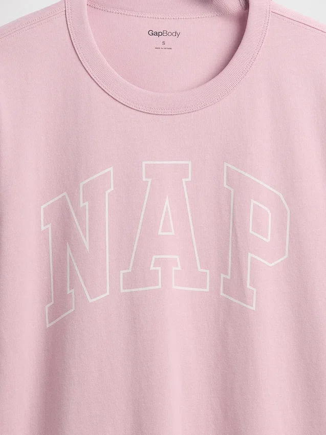 Πυτζάμα T-shirt Oversized με λογότυπο Nap
