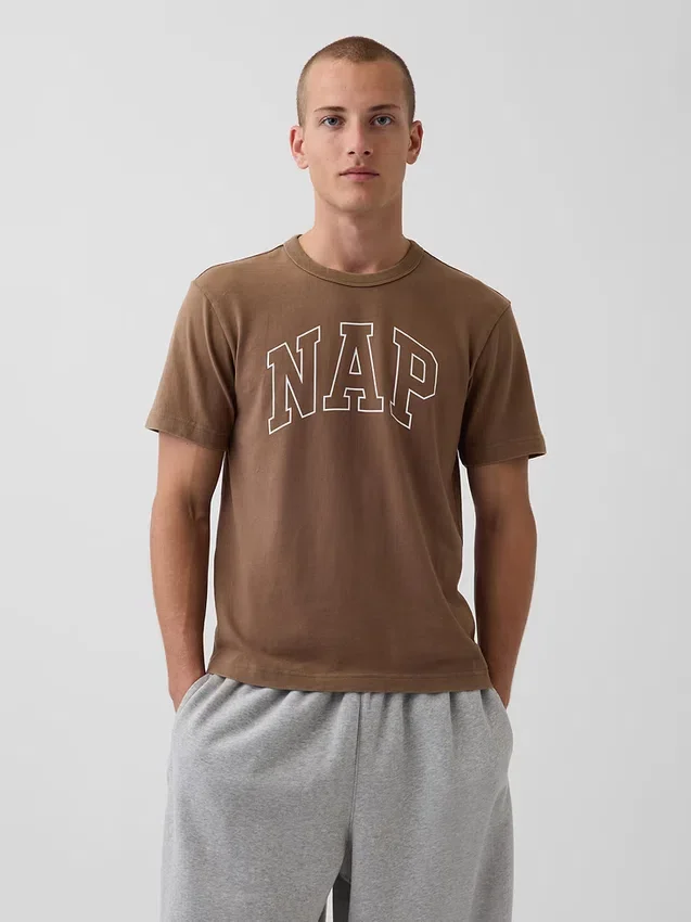 Πυτζάμα T-shirt Oversized με λογότυπο Nap