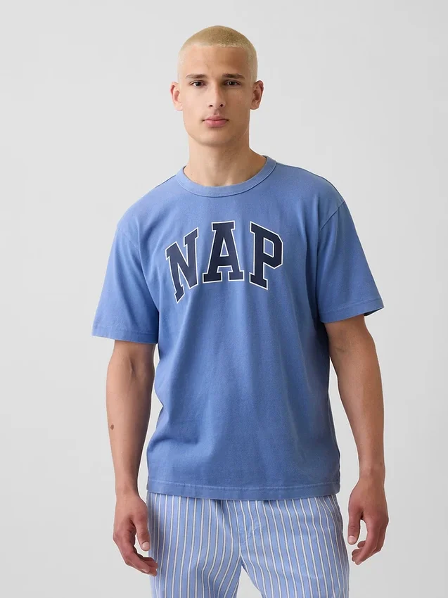 Πυτζάμα T-shirt Oversized με λογότυπο Nap