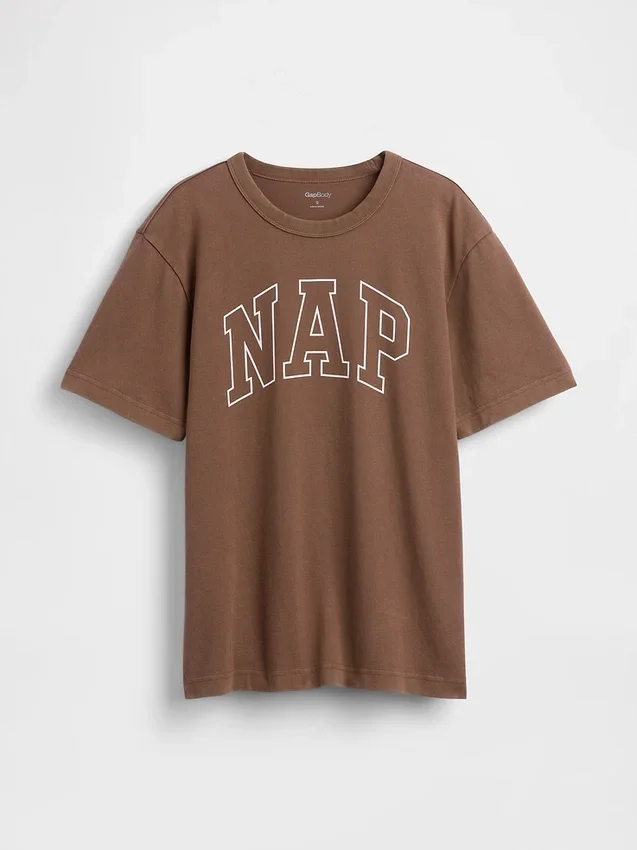 Πυτζάμα T-shirt Oversized με λογότυπο Nap