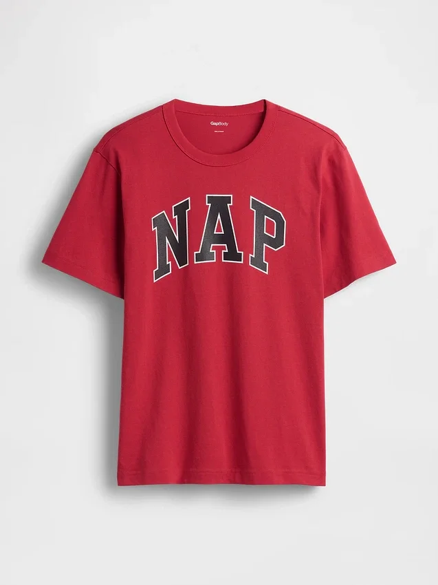 Πυτζάμα T-shirt Oversized με λογότυπο Nap