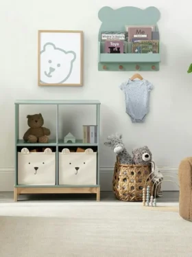 Ράφι τοίχου babyGap Brannan Bear με 4 άγκιστρα
