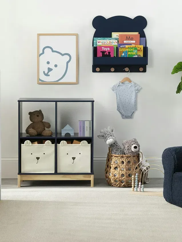 Ράφι τοίχου babyGap Brannan Bear με 4 άγκιστρα