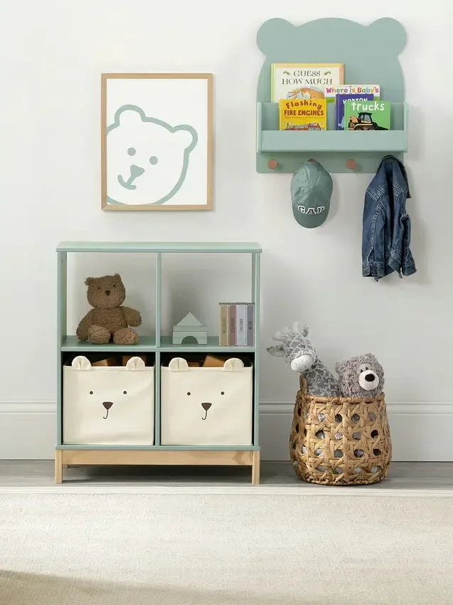 Ράφι τοίχου babyGap Brannan Bear με 4 άγκιστρα