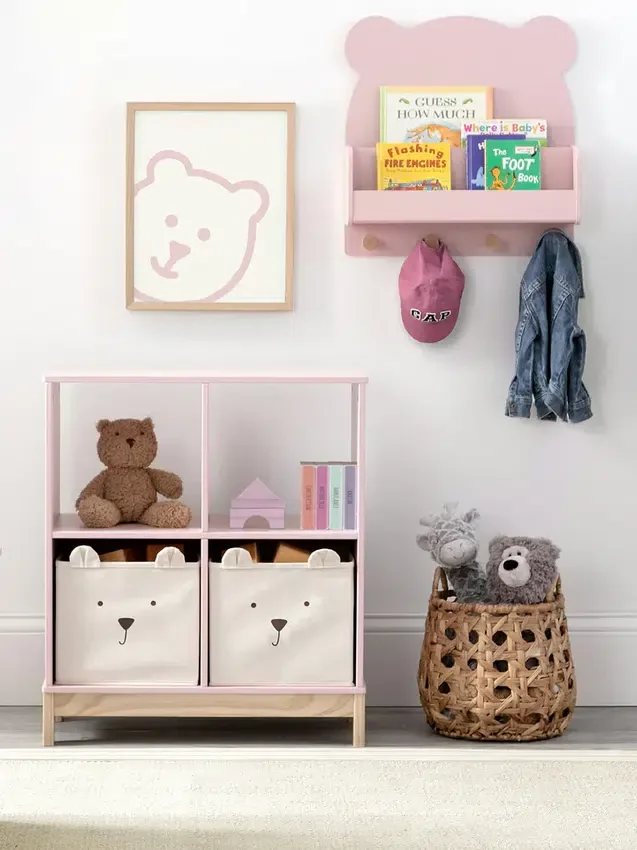 Ράφι τοίχου babyGap Brannan Bear με 4 άγκιστρα
