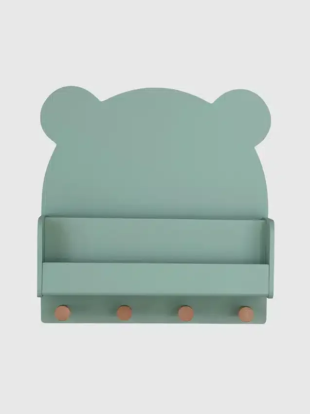 Ράφι τοίχου babyGap Brannan Bear με 4 άγκιστρα