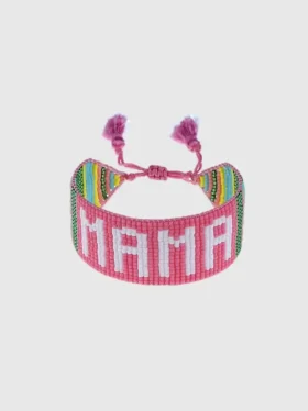 Ροζ βραχιόλι «Hart Mama»