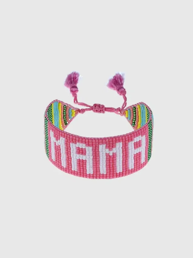 Ροζ βραχιόλι «Hart Mama»
