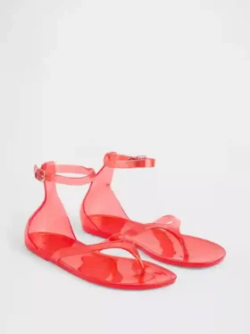Σανδάλια με λουράκια τύπου «Jelly»