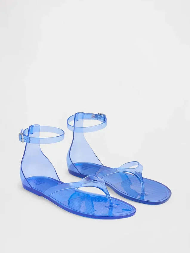 Σανδάλια με λουράκια τύπου «Jelly»