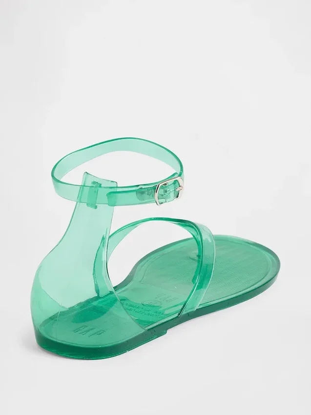 Σανδάλια με λουράκια τύπου «Jelly»