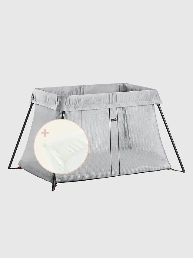 Σετ Babybjorn Travel Crib Light και σεντόνι