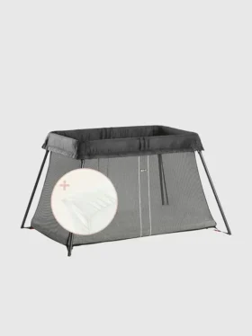 Σετ Babybjorn Travel Crib Light και σεντόνι