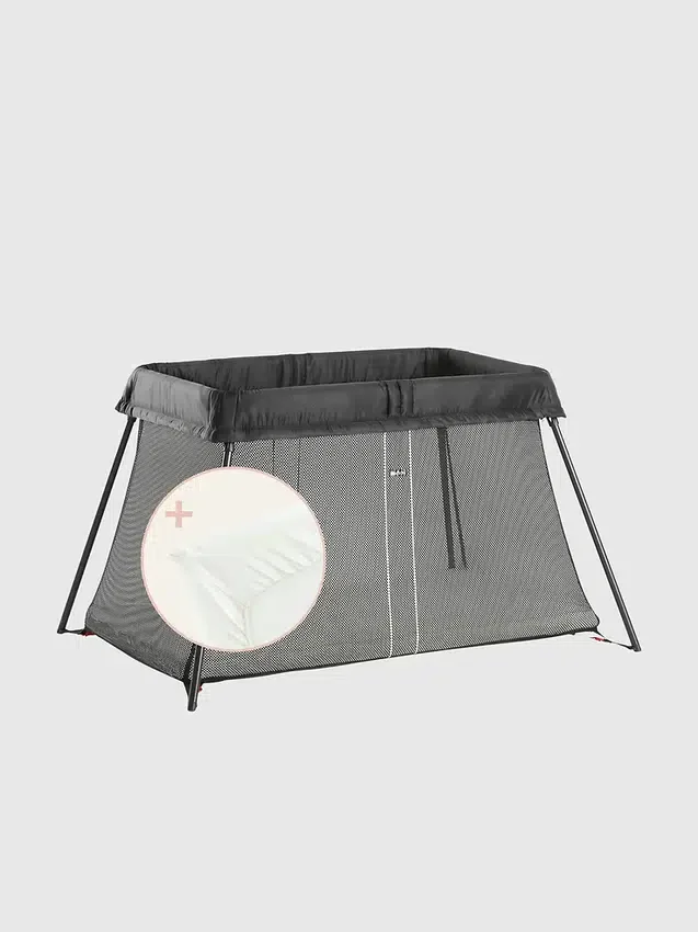 Σετ Babybjorn Travel Crib Light και σεντόνι