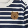 Σετ φούτερ και σορτς Baby Vintagesoft Bear Stripe