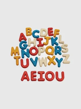 Σετ γλωσσικών δεξιοτήτων με κεφαλαία γράμματα
