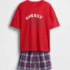 Σετ παιδικών σορτς με ανακυκλωμένα υλικά σε oversized μέγεθος