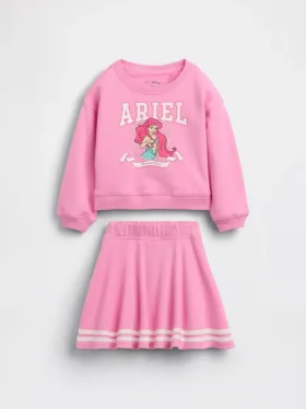 Σετ ρούχων GAP × Disney Βρέφη & Νήπια με φούστα-σορτς από μαλακό φούτερ Vintagesoft