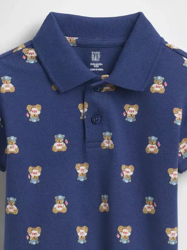 Σετ ρούχων για μωρά με πικέ πόλο Brannan Bear